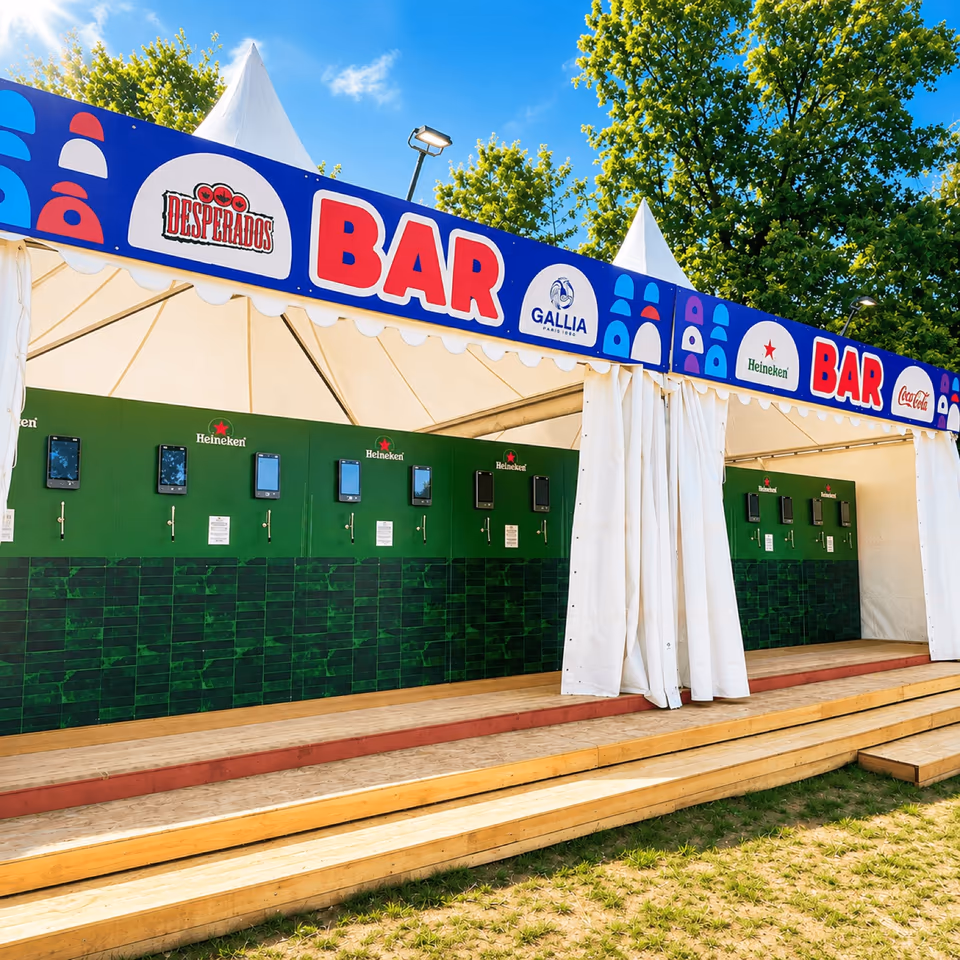 Mur Drinkee aux Eurockéennes